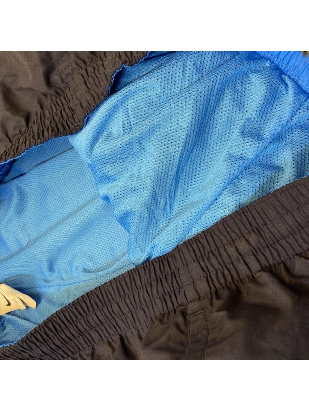 Vintage Nike Athletic Running Shorts Men's 2XL Blue Waistband Lined Pockets 9997 - Picture 6 of 15